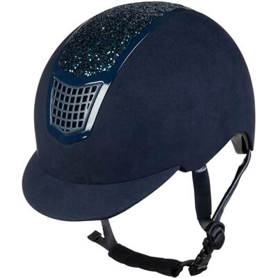 HKM Brillant, Casco da Equitazione Unisex Adulto, Nero/Nero, S=52-54cm HKM Brillant, Casco da Equitazione Unisex Adulto, Nero/Nero, S=52-54cm