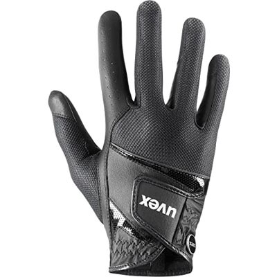 Uvex sumair, guanti da equitazione flessibili unisex, robusti, ventilazione ottimale, black, 6.5 Uvex sumair, guanti da equitazione flessibili unisex, robusti, ventilazione ottimale, black, 6.5