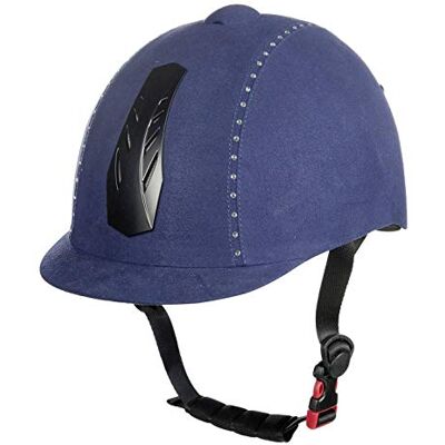 HKM Reithelm-Diamond-6900, Casco da Equitazione Unisex Adulto, 6900 Blu Scuro, S HKM Reithelm-Diamond-6900, Casco da Equitazione Unisex Adulto, 6900 Blu Scuro, S