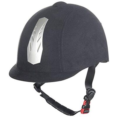 HKM New Air Stripe mit Einstellrad, Casco da Equitazione Unisex Adulto, 6900 Dunkelblau, M HKM New Air Stripe mit Einstellrad, Casco da Equitazione Unisex Adulto, 6900 Dunkelblau, M