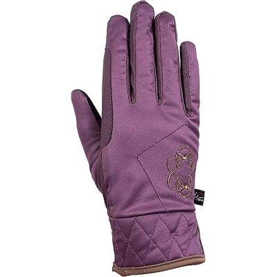 HKM Arctic Bay 3300 Guanti da equitazione, colore: Viola scuro HKM Arctic Bay 3300 Guanti da equitazione, colore: Viola scuro