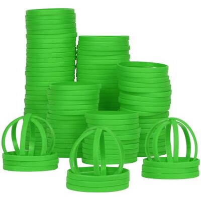 LVNRIDS 100 pezzi Braccialetti in silicone per Adulti, 8 inch Lunghezza Polsini elastici di gomma di sport Regali sfusi Forniture per insegnanti Decorazioni per feste Verde LVNRIDS 100 pezzi Braccialetti in silicone per Adulti, 8 inch Lunghezza Polsini elastici di gomma di sport Regali sfusi Forniture per insegnanti Decorazioni per feste Verde