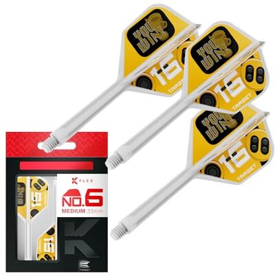 Target Darts K-Flex Game Over/Press Start/You Win Freccette Alette e Aste, No.6 Confezione da 3 Kflex Integrato Volo e Albero Sistema, Tutto in Uno Stampato Stelo – Corto/Intermedio/Medio Target Darts K-Flex Game Over/Press Start/You Win Freccette Alette e Aste, No.6 Confezione da 3 Kflex Integrato Volo e Albero Sistema, Tutto in Uno Stampato Stelo – Corto/Intermedio/Medio
