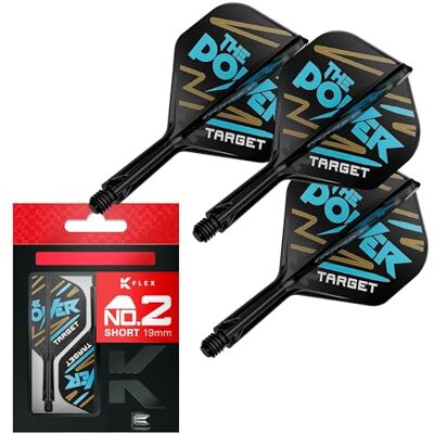 Target Darts Phil Taylor K Flex Voli e Sistema di Alberi, No.2 Confezione da 3 Aste Kflex all in One, Player Edition Freccette Accessori Asta per Freccette K-Flex Corto/Intermedio/Medio Target Darts Phil Taylor K Flex Voli e Sistema di Alberi, No.2 Confezione da 3 Aste Kflex all in One, Player Edition Freccette Accessori Asta per Freccette K-Flex Corto/Intermedio/Medio