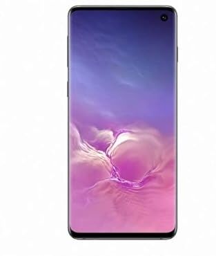 Samsung Galaxy S10 Smartphone, 128GB, Display 6.1-Inch, Dual SIM, Nero (Prism Black) [Altra Versione Europea] (Ricondizionato)