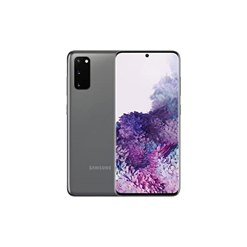 Samsung Galaxy S20 Smartphone 6.2" 8 GB di RAM, 128 GB di ROM, Fotocamera Posteriore Quadrupla da 64 MP, Exynos 990 Octa-core, Batteria da 4000 mAh), Cosmic Grey