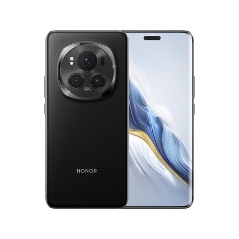 Honor Magic6 Pro Smartphone 5G 12GB + 512GB Telefono cellulare 6.80" 120Hz Tripla Fotocamera da 50MP Fotocamera Teleobiettivo 180MP Qualcomm Snapdragon 8Gen 5600mAh IP68 Doppia SIM (Nero)