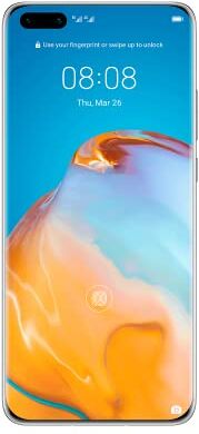 Huawei P40 Pro Smartphone 256GB, 8GB RAM, Dual Sim, Silver Frost