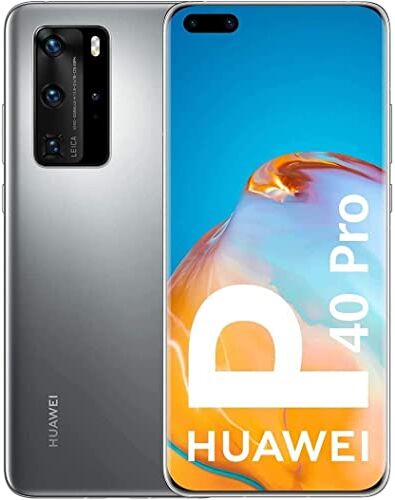 Huawei P40 Pro Smartphone 256GB, 8GB RAM, Dual Sim, Silver Frost