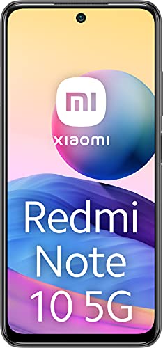 Xiaomi Redmi Note 10 5G Smartphone 4+64GB, 6,5” 90Hz DotDisplay, MediaTek Dimensity 700 5G, 48MP Triple-Camera, 5000mAh batteria, Graphite Gray (Versione Italia + 2 Anni di Garanzia)