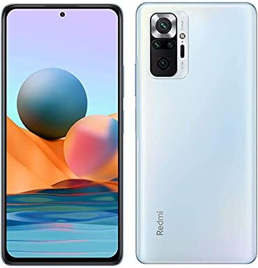 Xiaomi Redmi Note 10 Pro Smartphone 6GB 128GB 6.67" 120Hz AMOLED DotDisplay 108MP Wide-Angle Fotocamera 5020mAh (typ) Batteria NFC Dual SIM Card Blu [Versione Italiana]