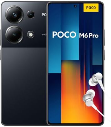 Xiaomi POCO M6 Pro Smartphone 12+512GB, Schermo Amoled 6.67 120HZ 1.5K, Processore Helio G99-Ultra, Tripla fotocamera fino a 64 MP, 67W Carica Superveloce , Tarnish (Versione IT)