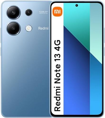 Xiaomi Redmi Note 13 4G Unlocked Smartohone 8+256 GB 6.67" 120Hz AMOLED Display 108MP Triple Camera Snapdragon 685 Processor 5000mAh Battery 33W Fast Charging（Ice Blue）