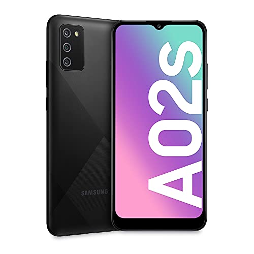 Samsung Smartphone Galaxy A02s 4G 6.5 Pollici Infinity-V HD + 3 Fotocamere Posteriori, 3GB RAM e 32GB di Memoria Interna Espandibile – Batteria 5.000 mAh e Ricarica Rapida Nero [Versione Italiana]