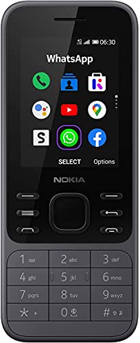 Nokia 6300 4G Sbloccato, Mobile Phone, Charcoal