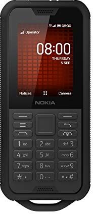 Nokia 800 Though, telefono 4G da 2,4 pollici senza SIM (Regno Unito), con Google Assistant (SIM singola) Nero