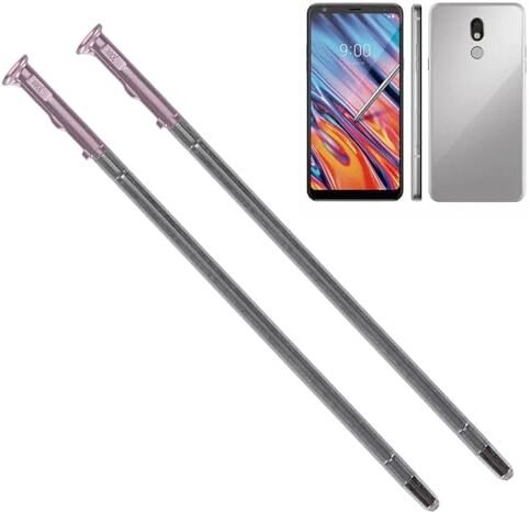 Generic Penna Stilo per Stylo 5 Q720, 2 Penne Stilo per Touch Screen, Sostituzione S Pen, Penna Stilo per Smartphone, Tocco e Controllo Precisi, Sostituzione Perfetta (PINK)