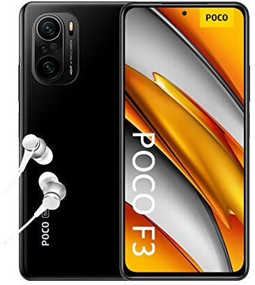 Xiaomi POCO F3 Smartphone 6+128GB, 6,67” 120Hz AMOLED DotDisplay, Snapdragon 870, 48MP Tripla Camera, 4520mAh, Nero (Night Black) [Versione Italiana]