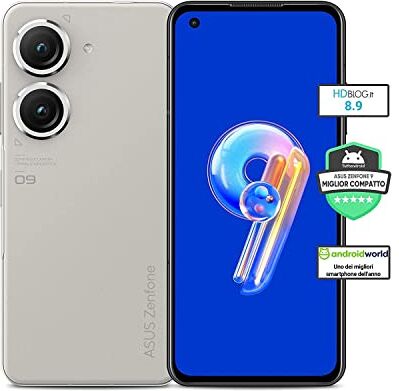 Asus Zenfone 9, sbloccato, (8/128GB) Moonlight White