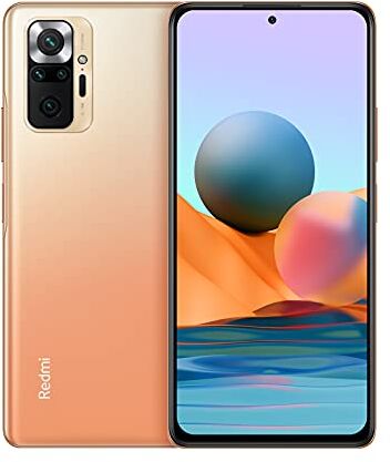 Xiaomi Redmi Note 10 Pro Smartphone RAM 8 GB ROM 128 GB 6.67 "120Hz AMOLED DotDisplay 108MP grandangolare Cámara 5020mAh (typ) NFC Dual SIM Card Oro [Versión en Español]