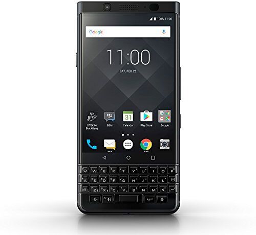 Blackberry KEYone Smartphone Black Edition 4G, RAM 4GB, Memoria 64GB , Display Multi-touch 4.5" 1620 x 1080 pixels Flat IPS 3:2, Tastiera Qwerty, Nero [Italia]