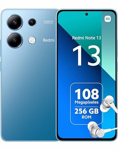 Xiaomi Redmi Note 13 8+256GB Snapdragon 685, Tripla Fotocamera da 108MP, Full HD+ 6,67", Blu Ghiacchio (IT Versione)