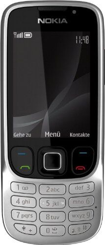 Nokia 6303i Classic Cellulare (Fotocamera con 3,2 MP, MP3, Bluetooth), colore: Acciaio [Importato da Germania]