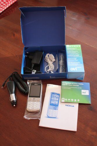 Nokia C5 Smartphone (Display 5,6 cm (2,2 pollici), Bluetooth,Fotocamera da 3,2 Megapixel ), colore: Bianco [Importato da Germania]