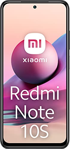 Xiaomi Redmi Note 10S Smartphone RAM 6 GB ROM 128 GB 6,43 '' AMOLED DotDisplay 64 MP Kamera 33 W Schnellladung MediaTek Helio G95 3,5 mm Kopfhörerbuchse 5000 mAh (typ) Akku Grau [Globale Version]