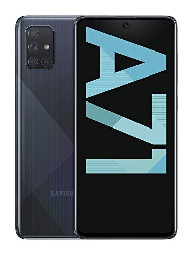 Samsung Galaxy A71 Smartphone 6.7" FHD + 4G, Doppia SIM, 6 GB RAM, 128 GB ROM, Nero
