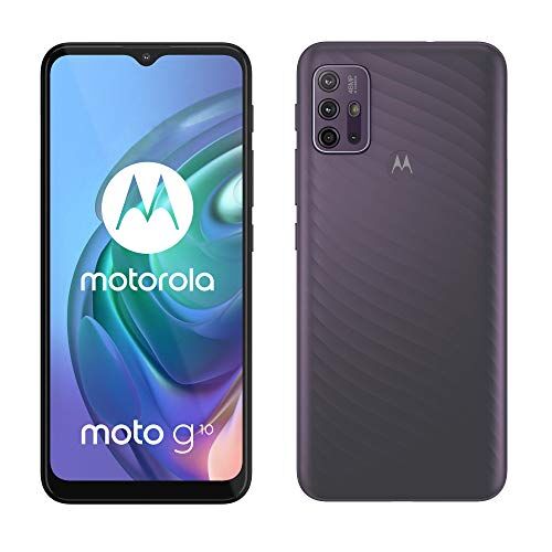 Motorola Moto G10 Smartphone 128GB, 4GB RAM, Dual Sim, Aurora Grey