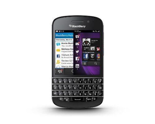 Blackberry Q10 Smartphone, Schermo Amoled Da 7,9 Cm (3,1"), Cortex-A9 Dual-Core, 1,5Ghz, 2Gb Ram, 16Gb, Fotocamera Da 8 Megapixel, Tastiera QWERTY,  10 Os