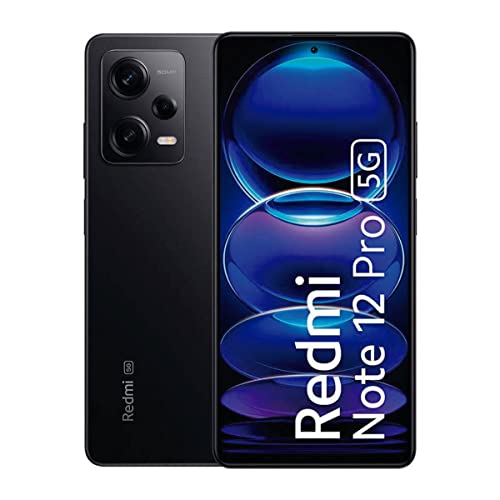 Xiaomi Redmi Note 12 Pro 5G Midnight Black 8GB RAM 256GB ROM [Versione Globale]