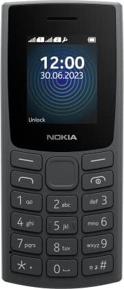 Nokia 110 2023 Telefono Cellulare Dual Sim, Display 1.8" a colori, Fotocamera, Charcoal [Italia]