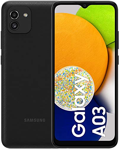 Samsung Galaxy A03 Smartphone 64GB, 4GB RAM, Dual Sim, Black