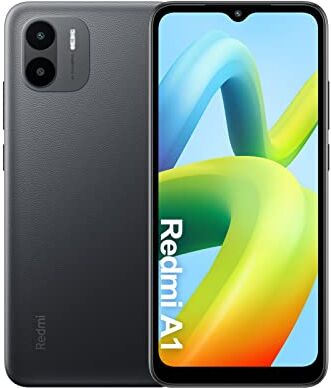 Xiaomi Smartphone  Redmi A1, Display DOT Drop da 6,52", Batteria da 5000 mAh, Fotocamera da 8 MP, 2+32 GB, Nero