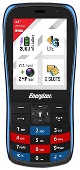 Energizer Tastiera Fisica Mobile E284S 4G Doppia SIM (Nano SIM) Garanzia 3 Anni Nero/Blu