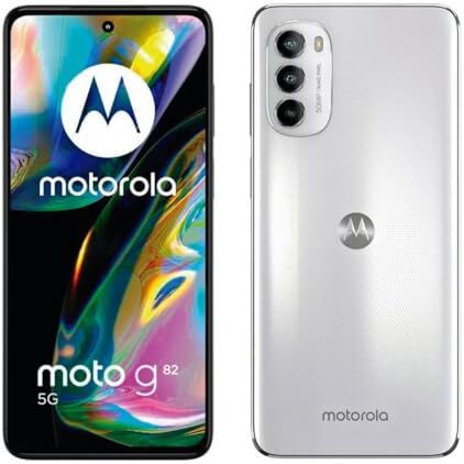 Motorola SIPP5  Moto G82 5G 128GB/6GB RAM Dual SIM White-Lily