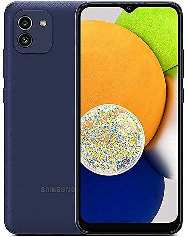 Samsung Galaxy A03 Smartphone 64GB, 4GB RAM, Dual Sim, Blue