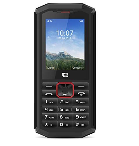 CROSSCALL Telefono cellulare sbloccato  Spider-X5 3G+ (Schermo da 2,4 pollici 64 GB ROM Doppia SIM) Nero