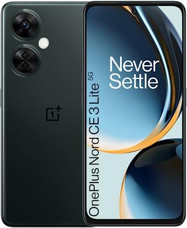 OnePlus Nord CE 3 Lite 5G, 8 GB + 128 GB, Grigio Cromatico, Garanzia locale per 1 anno