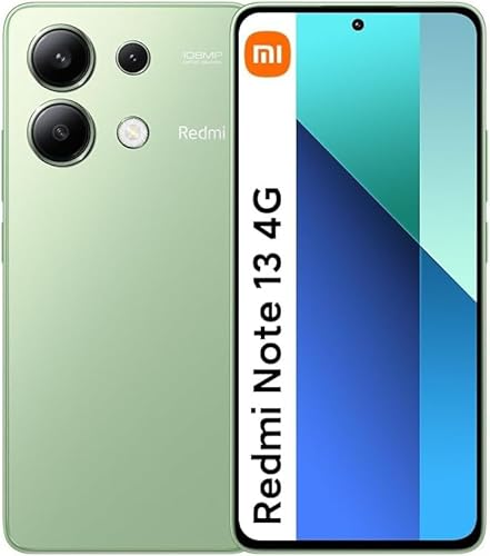 Xiaomi Redmi Note 13 4G Smartohone sbloccato, 8 GB + 256 GB, Octa-core, display AMOLED da 120 Hz, tripla fotocamera da 108 MP, processore Snapdragon 685, batteria da 5000 mAh, 33 W, ricarica rapida