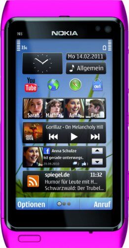 Microsoft Nokia N8 Smartphone (12 MP Carl Zeiss Camera, Xenon, Flash, porta HDMI, multi-touch, Ovi carte)