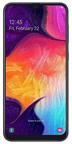 Samsung Galaxy A50 Smartphone (16,3 cm (6,4 pollici) 128 GB di memoria interna, 4 GB di RAM, nero), versione tedesca (ricondizionato)