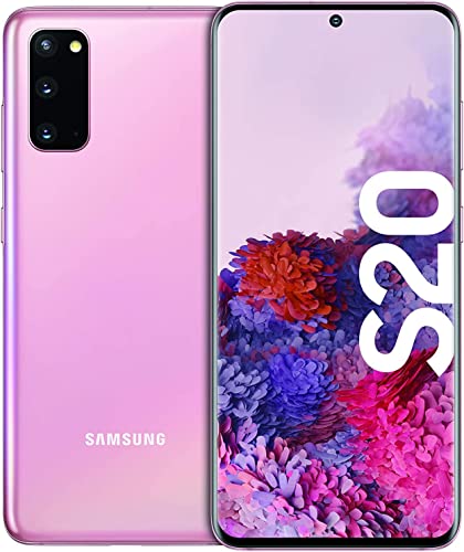 Samsung Galaxy S20 Smartphone, 128 GB Espandibili, RAM 8 GB, Hybrid SIM/eSIM, [Versione Italiana], Cloud Pink (Ricondizionato)