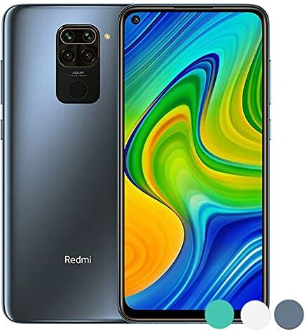 Xiaomi Redmi Note 9 Smartphone 4GB 128GBQuad Hotshot da 48 MP 6.53”FHD+ DotDisplay 5020 mAh 3.5mm headphone jack NFC bianca