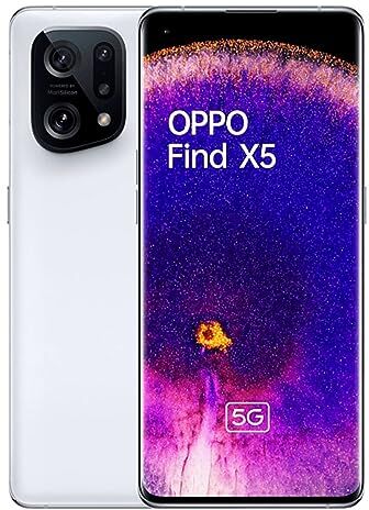 Oppo Find X5 5G Smartphone 256GB, 8GB RAM, Dual Sim, White