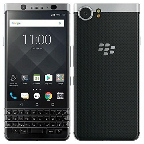 Blackberry KEYone Smartphone Silver Edition 4G, RAM 3GB, Memoria 32GB , Display Multi-touch 4.5" 1620 x 1080 pixels Flat IPS 3:2, Tastiera Qwerty, Nero [Italia]