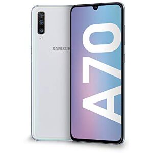 Samsung Galaxy A70 Smartphone, Display 6.7" Super AMOLED, 128 GB Espandibili, RAM 6 GB, Batteria 4500 mAh, 4G, Dual Sim, Android 9 Pie, [Versione Italiana], White