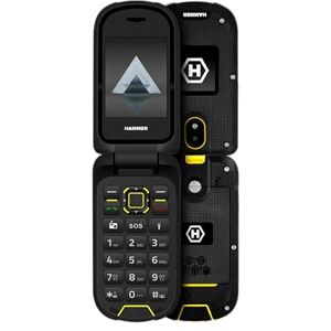 Hammer Dig LTE - Telefono a conchiglia a doppio schermo, resistente all'acqua, 2,4" display Hammer Dig LTE - Telefono a conchiglia a doppio schermo, resistente all'acqua, 2,4" display